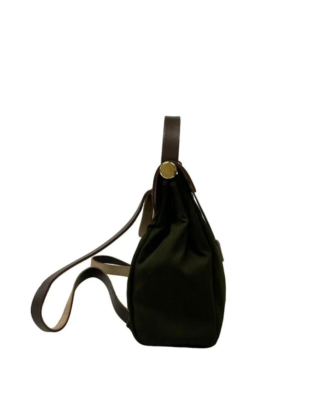 Hermes Backpack Herbag a Dos PM Khaki Dark Brown